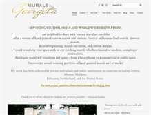 Tablet Screenshot of muralsbygeorgeta.com